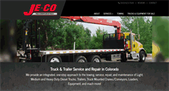 Desktop Screenshot of jecoequipment.com