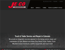Tablet Screenshot of jecoequipment.com